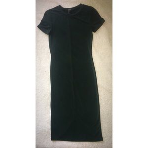 Dark Green Bodycon Midi Dress